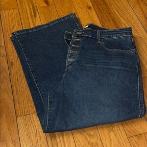 Mile high cropped wide leg Jeans